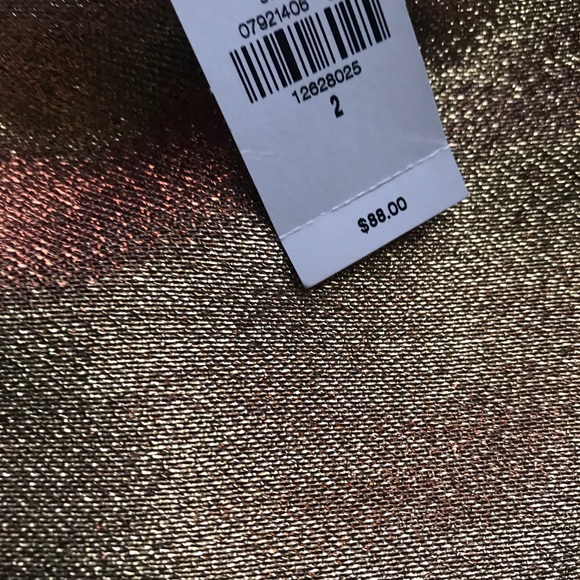 NWT EXPRESS Metallic Gold Cocktail Dress 🥂 - Picture 4 of 8